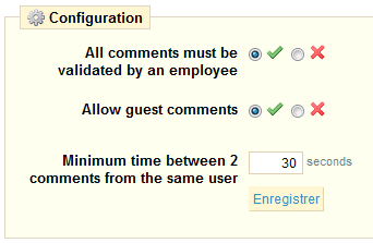 commentaires-produits problème sur prestashop