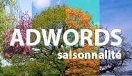 Memo Adwords : la saisonnalité par secteur d'activité