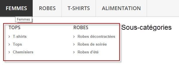 categories-prestashop