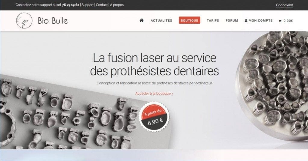 Site internet Bio Bulle réalisé par LIJE Creative